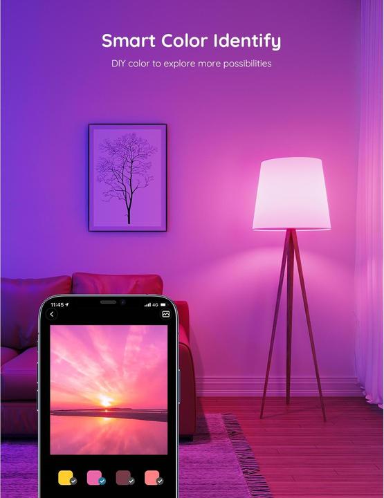 Actual product image Govee Smart Light Bulb (E27, 9 W, 800 lm, 1 x, F)