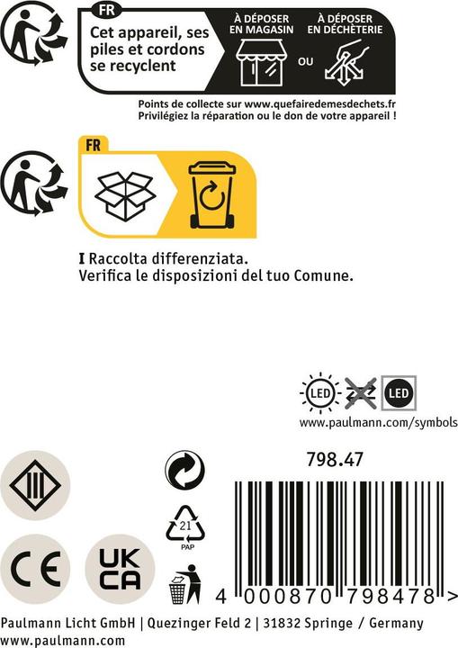 Immagine prodotto Paulmann Numero civico solare (20 lm, IP44)