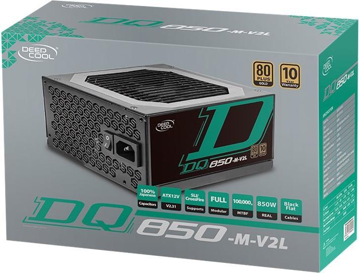 Produktbild Deepcool DQ850-M-V2L Netzteil 850 W 20+4 pin ATX Schwarz (850 W)