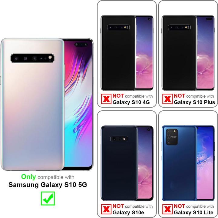 Produktbild Cadorabo Flower Book Cover (Samsung Galaxy S10 5G)