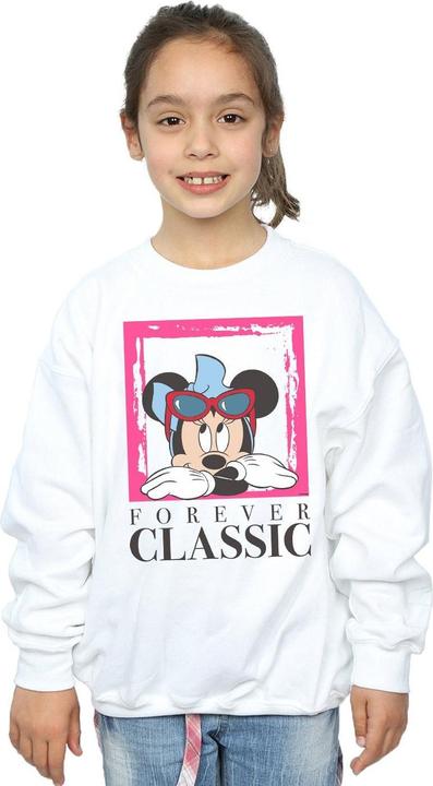 Actual product image Disney Girls Minnie Mouse Forever Classic Sweatshirt (128)