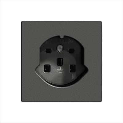 Produktbild Feller Steckdose T25 16A schwarz
