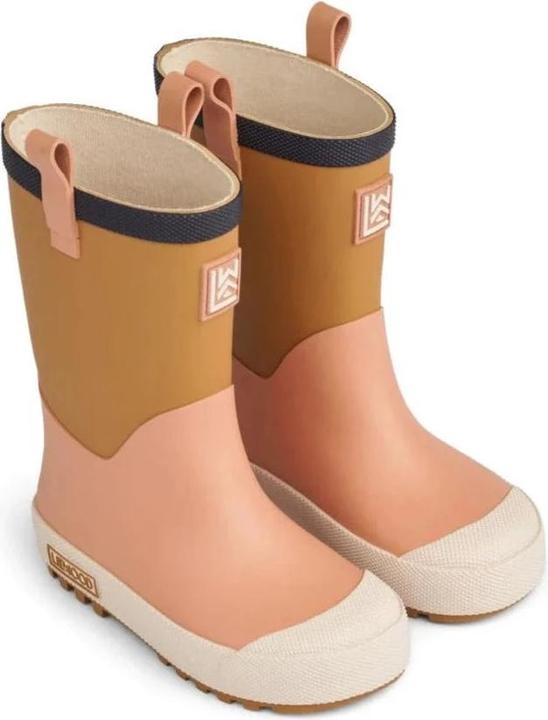 Actual product image Liewood Rubber Boots Sasha Natural Rubber Tuscany Rose Multi Mix (32)
