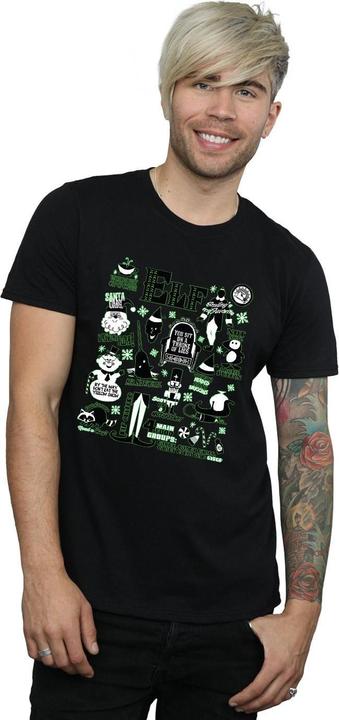 Immagine prodotto Elf Infographic Poster Maglietta Uomo (3XL)