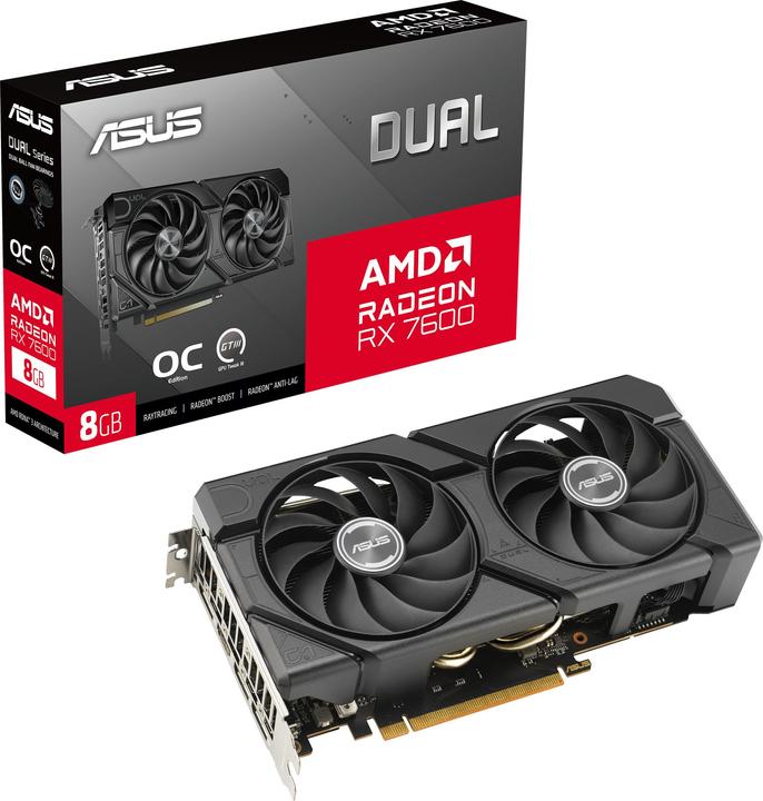 Produktbild ASUS Dual Radeon RX 7600 EVO OC (8 GB)