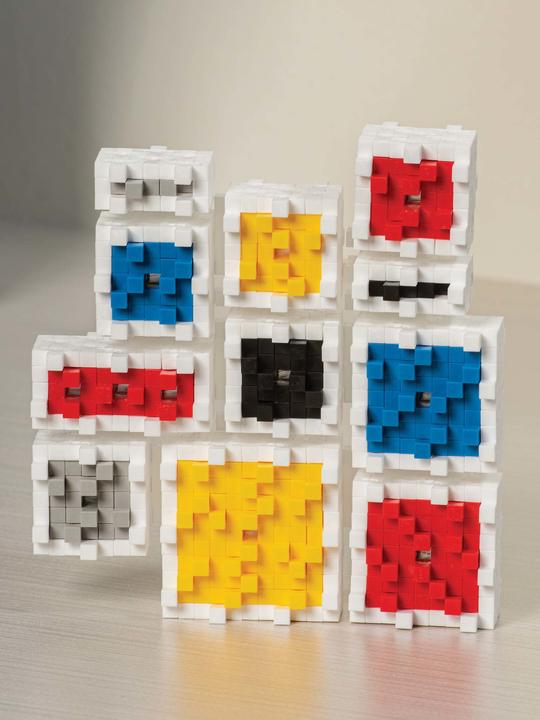 Produktbild Plus Japan Building Blocks Inspired Mondrian 72 Teile 4279 DANTE