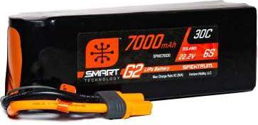 Produktbild SPMX76S30 7000mAh 6S 22.2V 30C Smart LiPo Battery G2 IC5 (22.20 V, 7000 mAh)