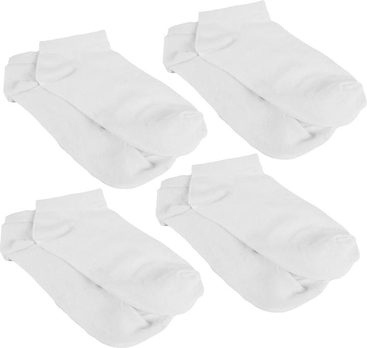 Produktbild Casativo 5 Unisex Sneaker Socken, weiss, Grösse 43-46, 80% Baumwolle, 17% Polyester, 3% Elasthan (5er Pack, 43 - 46)