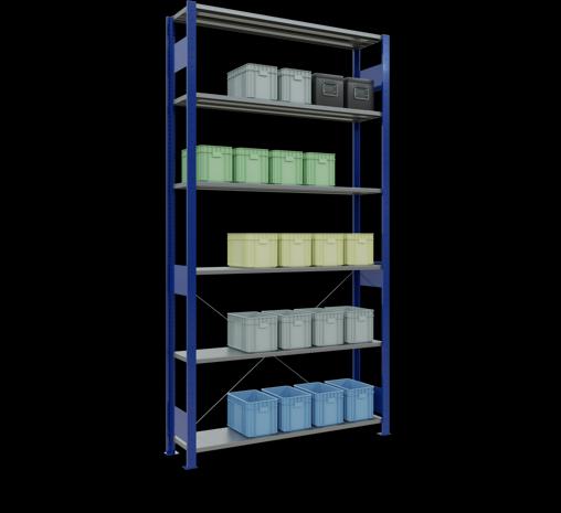 Image du produit Schulte Lagertechnik Elément de départ MULTIplus150 avec croisillon
