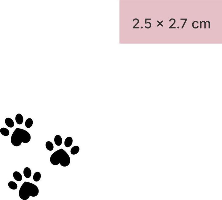 Immagine prodotto minink Tatuaggio temporaneo - zampe di cane