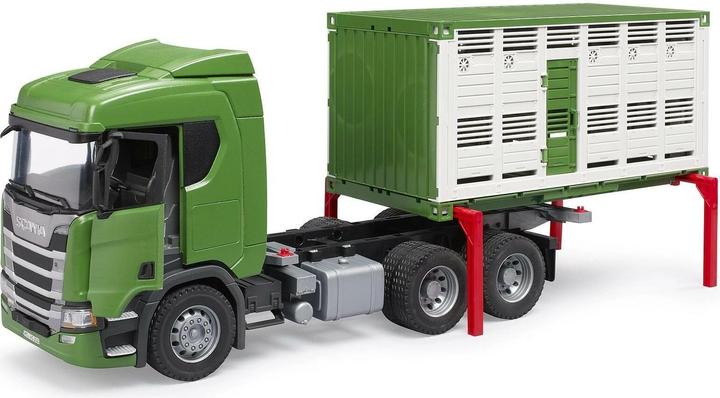 Immagine prodotto Bruder Scania Super 560R camion per il trasporto di animali con 1 mucca
