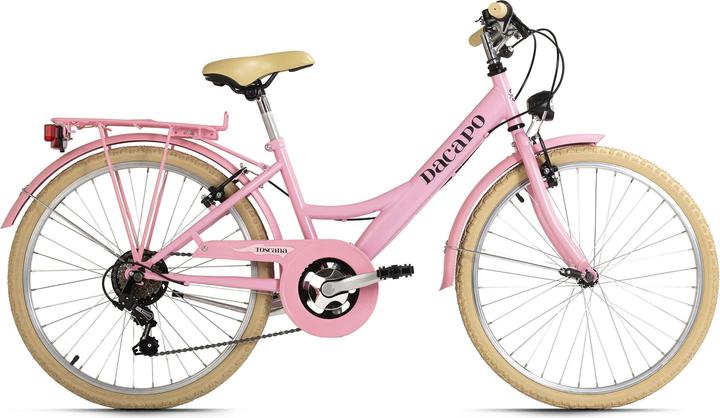 Image du produit Kinderfahrrad 24" Toscana vintage rosa 6 Gänge RH 41 cm (24")