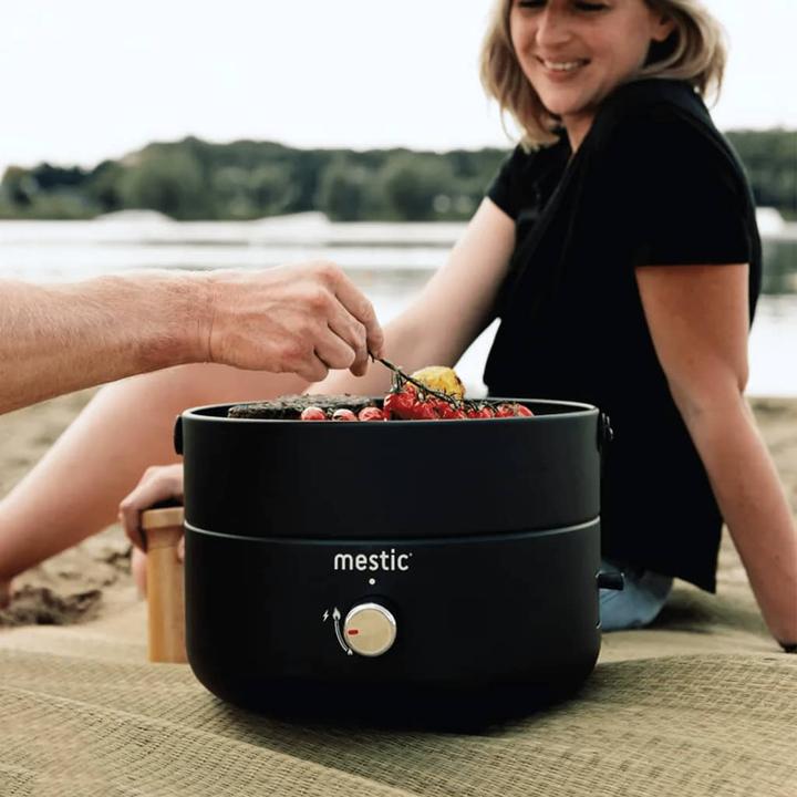 Produktbild Mestic MB-100 Mini Chef Barbecue - 31 cm - Automatische ontsteking