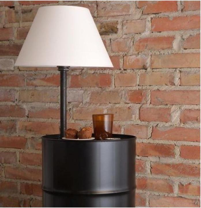 Produktbild Gie El LGH0151 - Stehleuchte BARREL schwarz (E27)