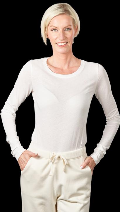 Image du produit Armedangels Enriccaa Soft T-Shirt Long Sleeve White (L)