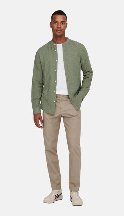 Produktbild Only & Sons Onscaiden Ls Solid Linen Mao Noos (XL)