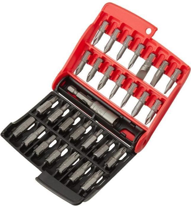 Actual product image Facom Bit set 28 pieces E.120PB cross (3xPH2, 3x Pz2)