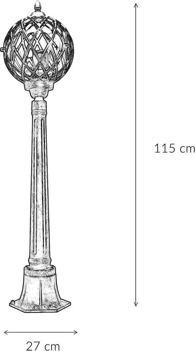 Actual product image Licht-Erlebnisse Outdoor light Cairo (E27, IP43)
