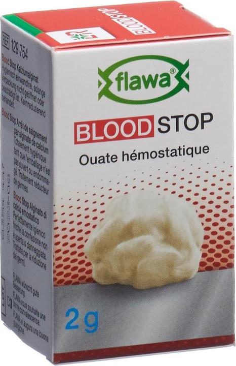 Actual product image Flawa Blood Stop haemostatic cotton wool sterile