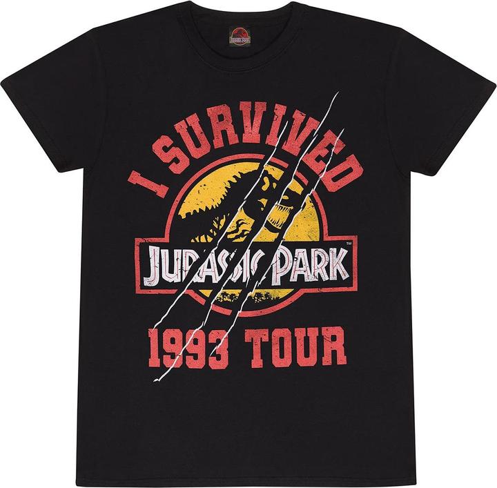 Jurassic Park I Survived 1993 Tour TShirt (XXL)