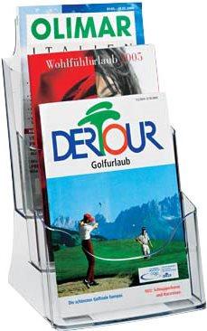 Actual product image Sigel Table leaflet holder acrylic 3xA4 (A4)