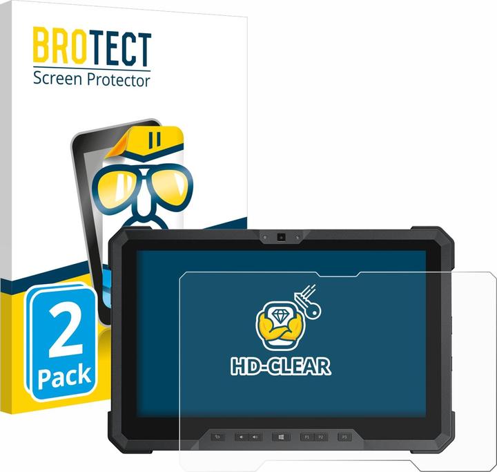 Actual product image BROTECT Screen Protector Clear (2 Piece, Latitude 12 Rugged 7212)