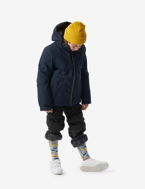 Actual product image Wedze Children's ski jacket padded warm and waterproof - 500 blue (152)