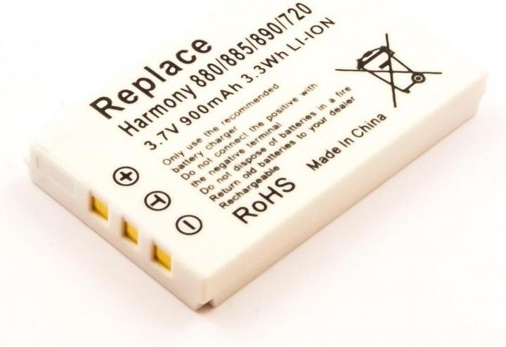 Produktbild AGI 74443 - Batterie/Akku - LOGITECH HARMONY 885 - Weiss - Lithium-Ion (Li-Ion) - 900 (1 Stk., Gerätespezifisch, 900 mAh)