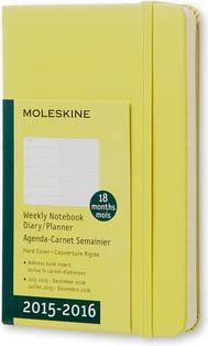 Immagine prodotto Moleskine Calendario settimanale delle note 18M (A6, Inglese)