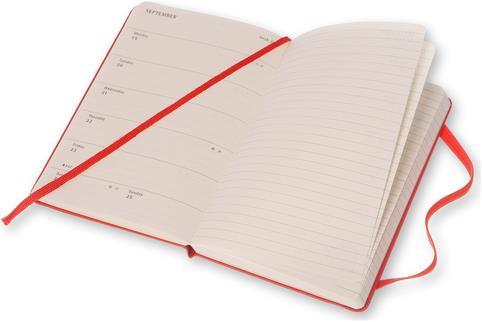 Immagine prodotto Moleskine Calendario settimanale delle note 18M (A6, Inglese)