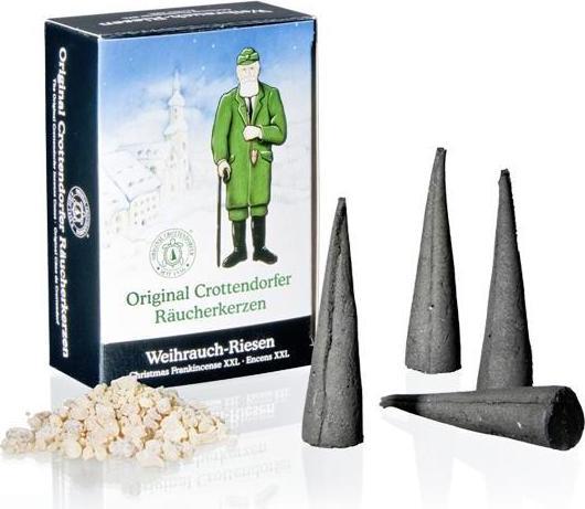 Produktbild Crottendorfer 1032 - Räucherkerzen Weihnachtlicher Weihrauch, Riesen XXL, 20 Stück