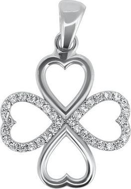 Produktbild Brilio Silver - Silver four-leaf clover for good luck PENT092