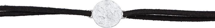 Produktbild Elli Choker, Plättchen, Textil-Kette (Kunstleder, 925er Sterling Silber, No Stein, 36 cm)