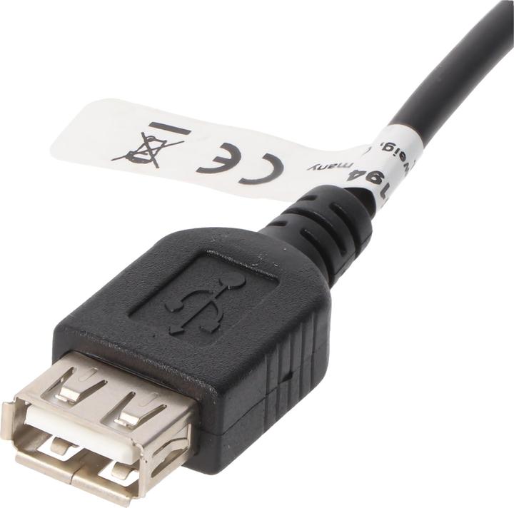 AccuCell USB 2.0 Hi-Speed Adapterkabel A Buchse auf Micro B-Stecker (Universal)