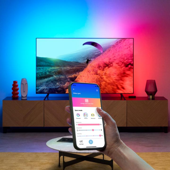 Actual product image WiZ Sync Box + Lightstrip 55 to 65 inch