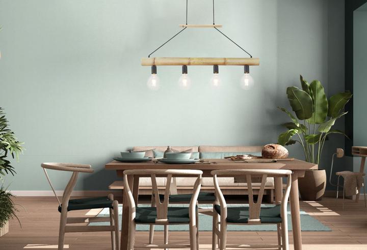 Actual product image Globo Pendant lamp Loreto black 4xE27 (E27)