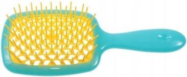Image du produit Janeke Superbrush Hairdresser Brush For Combing Turquoise-Yellow (brosse pour cheveux)