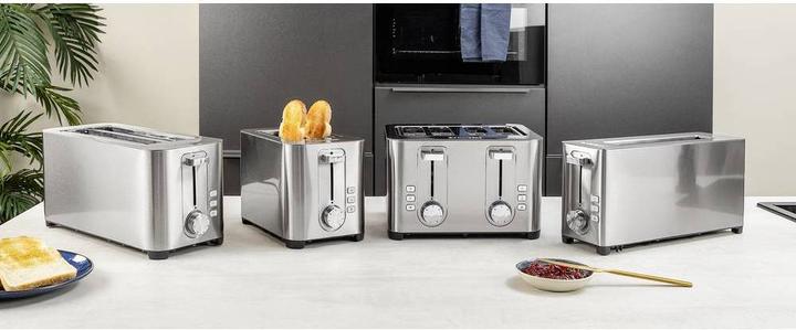 Produktbild Princess 142400 Steel Toaster 2 - 7 einstellbare Stufen - 850 W (EU-Stecker)