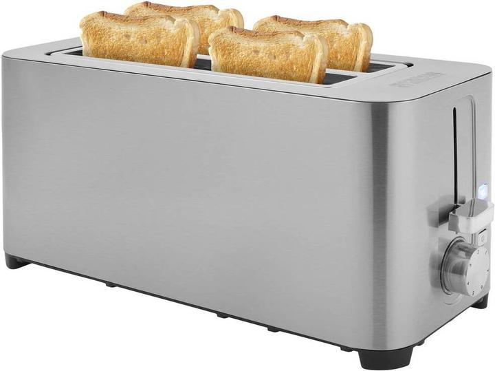 Image du produit Princess Grille-pain en acier 142402, 2 fentes longues - 7 MARCHES réglables - 1400 W (Prise UE)