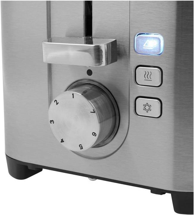 Image du produit Princess Grille-pain en acier 142402, 2 fentes longues - 7 MARCHES réglables - 1400 W (Prise UE)