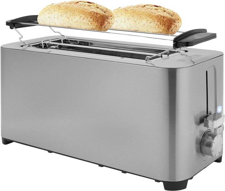 Image du produit Princess Grille-pain en acier 142402, 2 fentes longues - 7 MARCHES réglables - 1400 W (Prise UE)