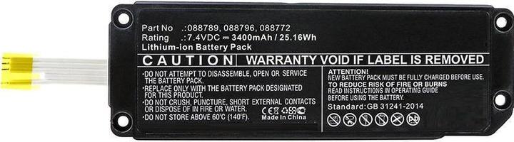 Produktbild CoreParts Battery for Bose Speaker (1 Zellen, 3400 mAh)