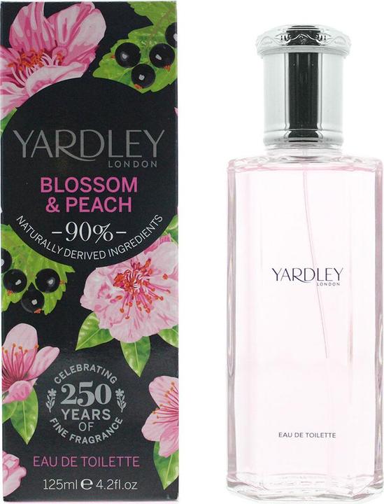 Actual product image Yardley Blossom & Peach by Eau de Toilette Spray 125 ml (Eau de toilette, 125 ml)