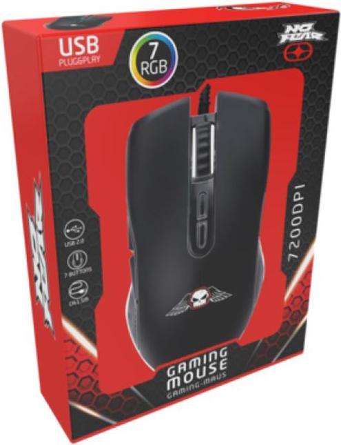 Actual product image No Fear Mouse gaming 7200dpi