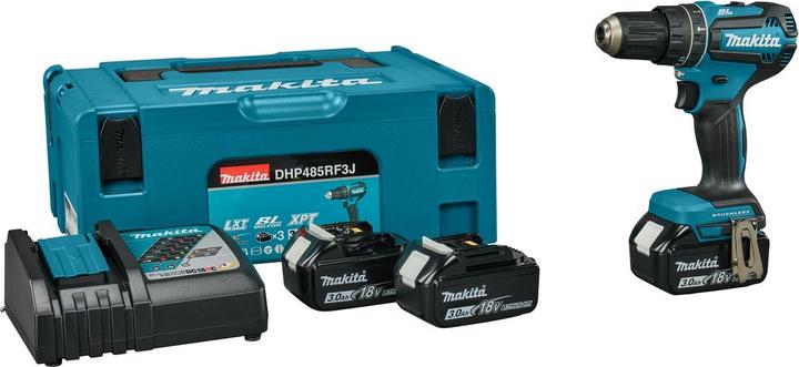 Produktbild Makita Wiertarko-wkrętarka udarowa akumulatorowa 18V DHP485RF3J (Akkubetrieb)