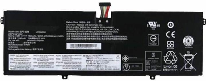 Lenovo Yoga930 SP/A L17M4PH1 7.68V60Wh4cell bty (4 Zellen)