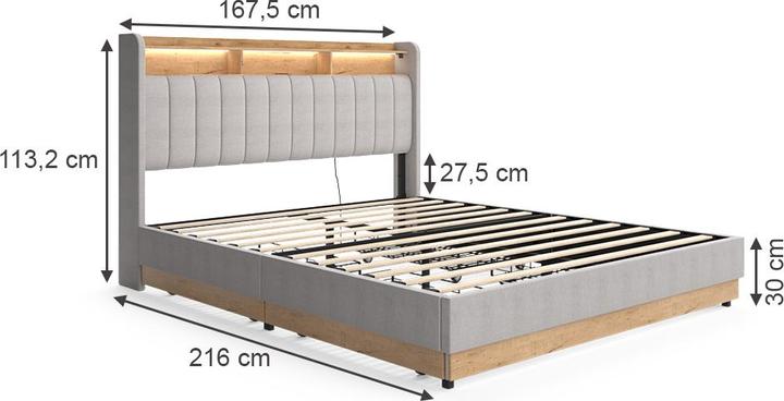 Actual product image VitaliSpa Nura (160 x 200 cm)