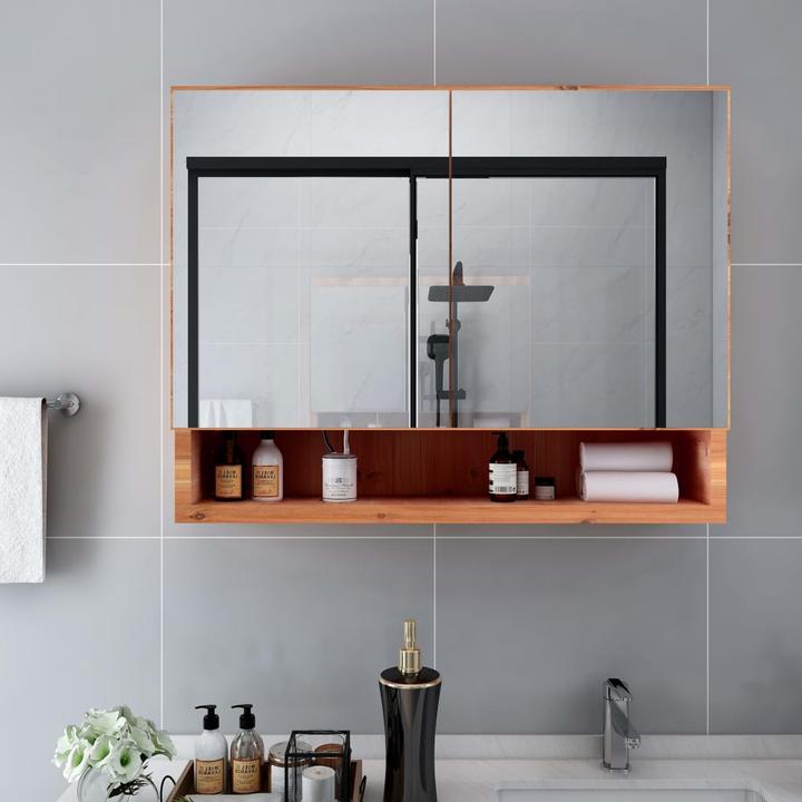 Actual product image VidaXL Mirror cabinet (80 x 15 x 60 cm)