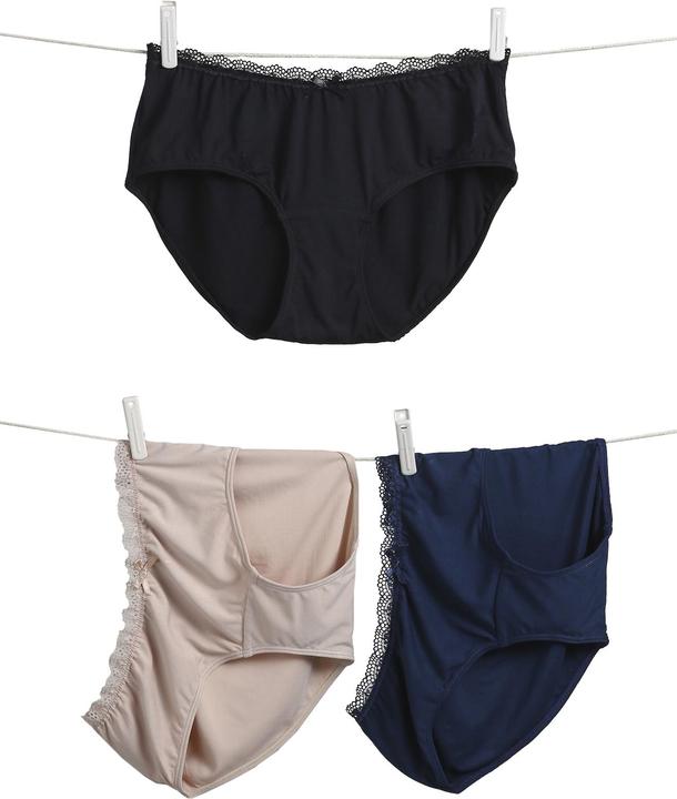 Produktbild Vertbaudet 3er-Pack Umstands-Slips aus Bambusviskose (40, 3er Pack)