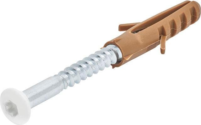 Image du produit BestaPac Vis à plinthe avec tampon blanc 3.5x40